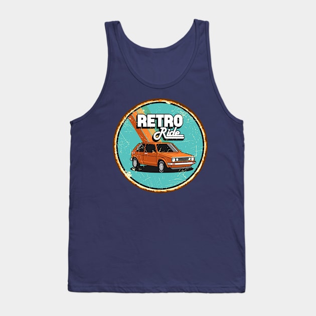 Retro Ride Tank Top by Synergy Studios